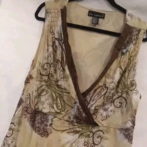 Mile Gabrielle Paisley Dress Plus Size 22W/24W